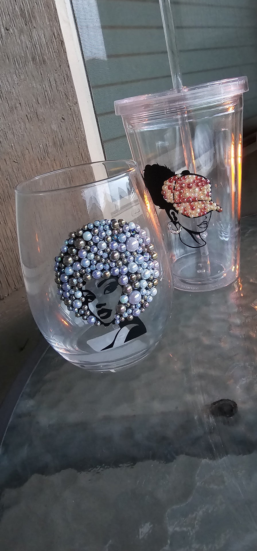 Bedazzled Glass